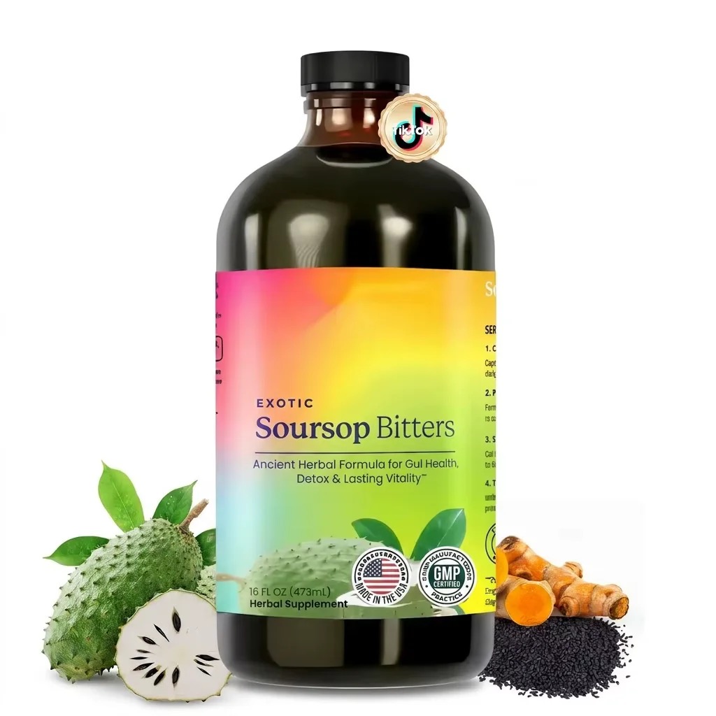 Bitters Bottle Set - Herbal Soursop Bitters Liquid Drops –