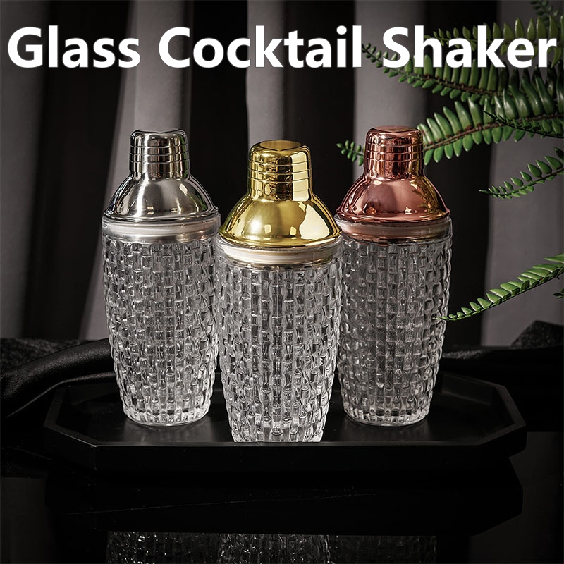 Bitters Bottle Set - Glass Cocktail Shaker Kit Crystal Cocktail