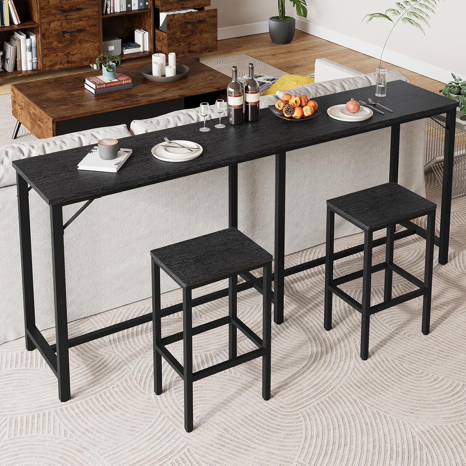 Bar Table Chairs Set Counter H - Home Bar Stools review and price