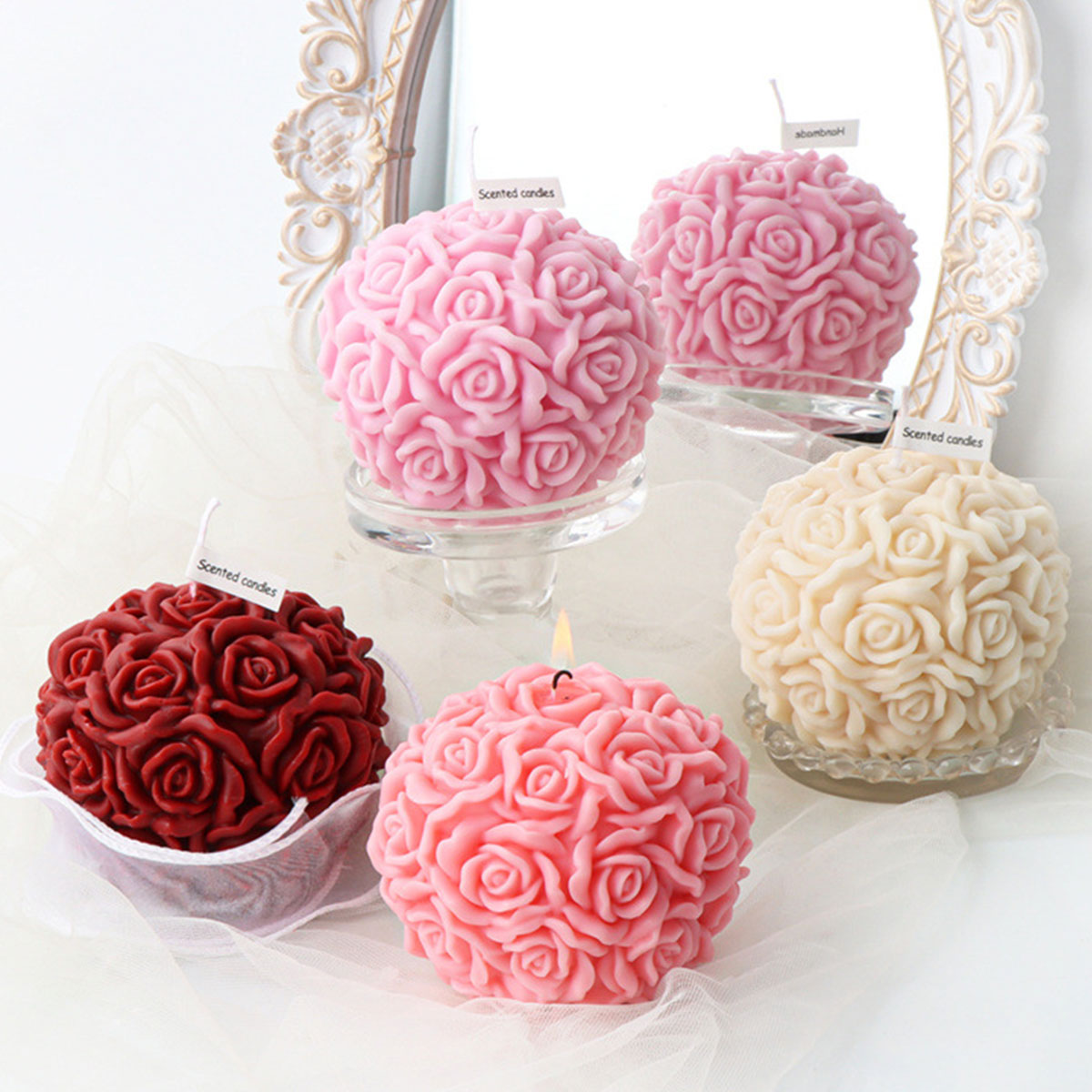Multi Size Flower Series Candl - Ice Mold Sphere review and price