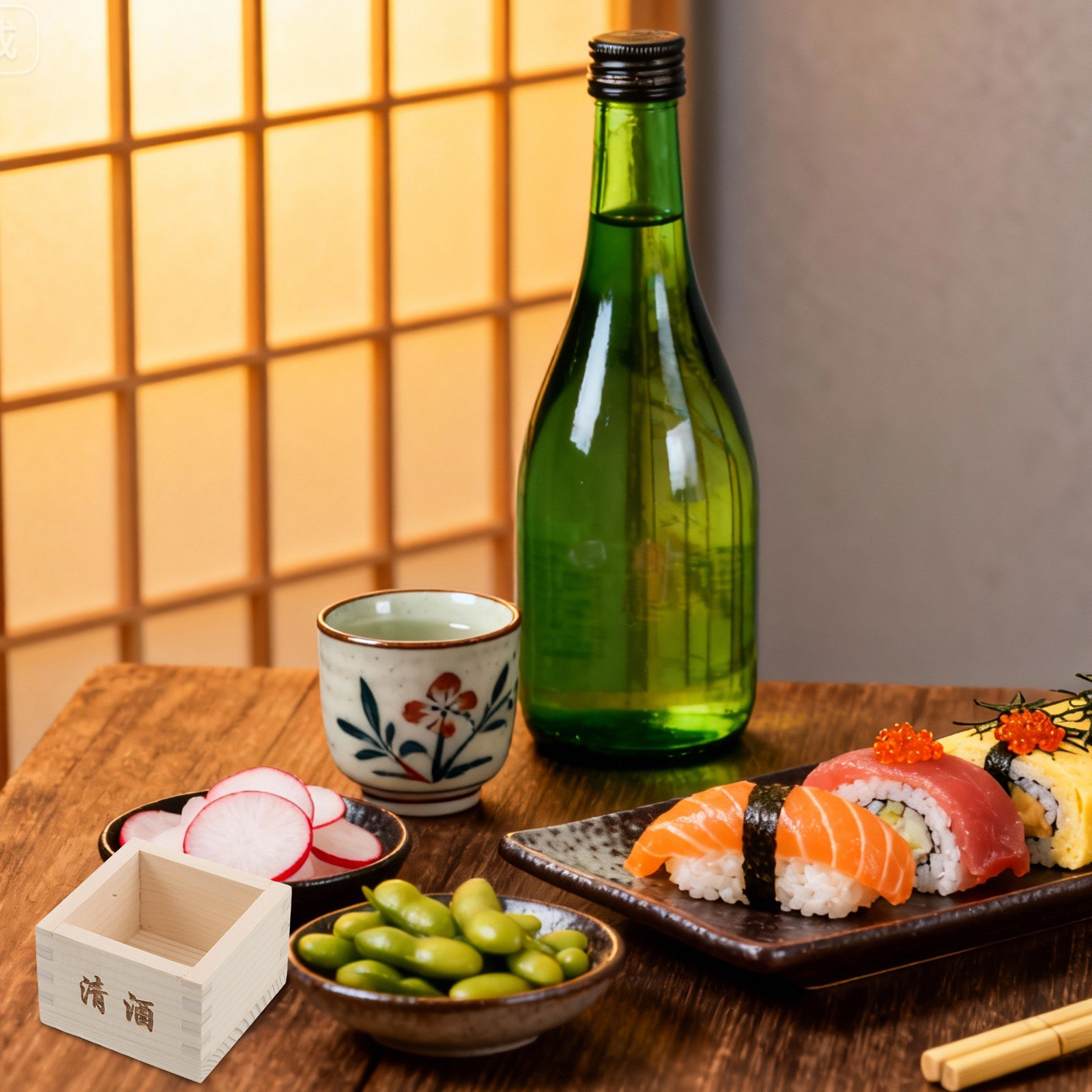2Pcs Japanese Sake Masu Box Wo - Home Bar Set review and price