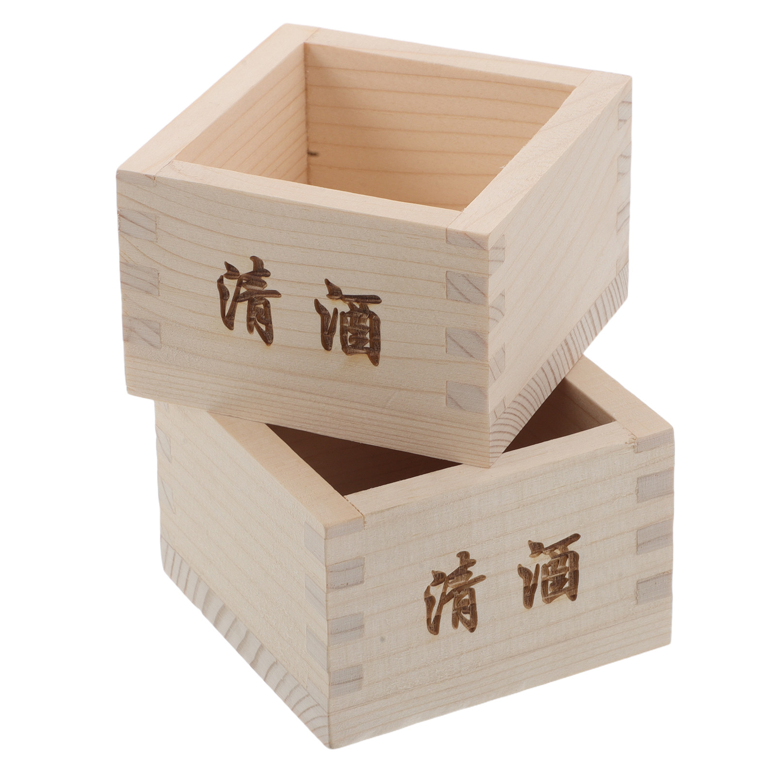 2Pcs Japanese Sake Masu Box Wo - Home Bar Set review and price