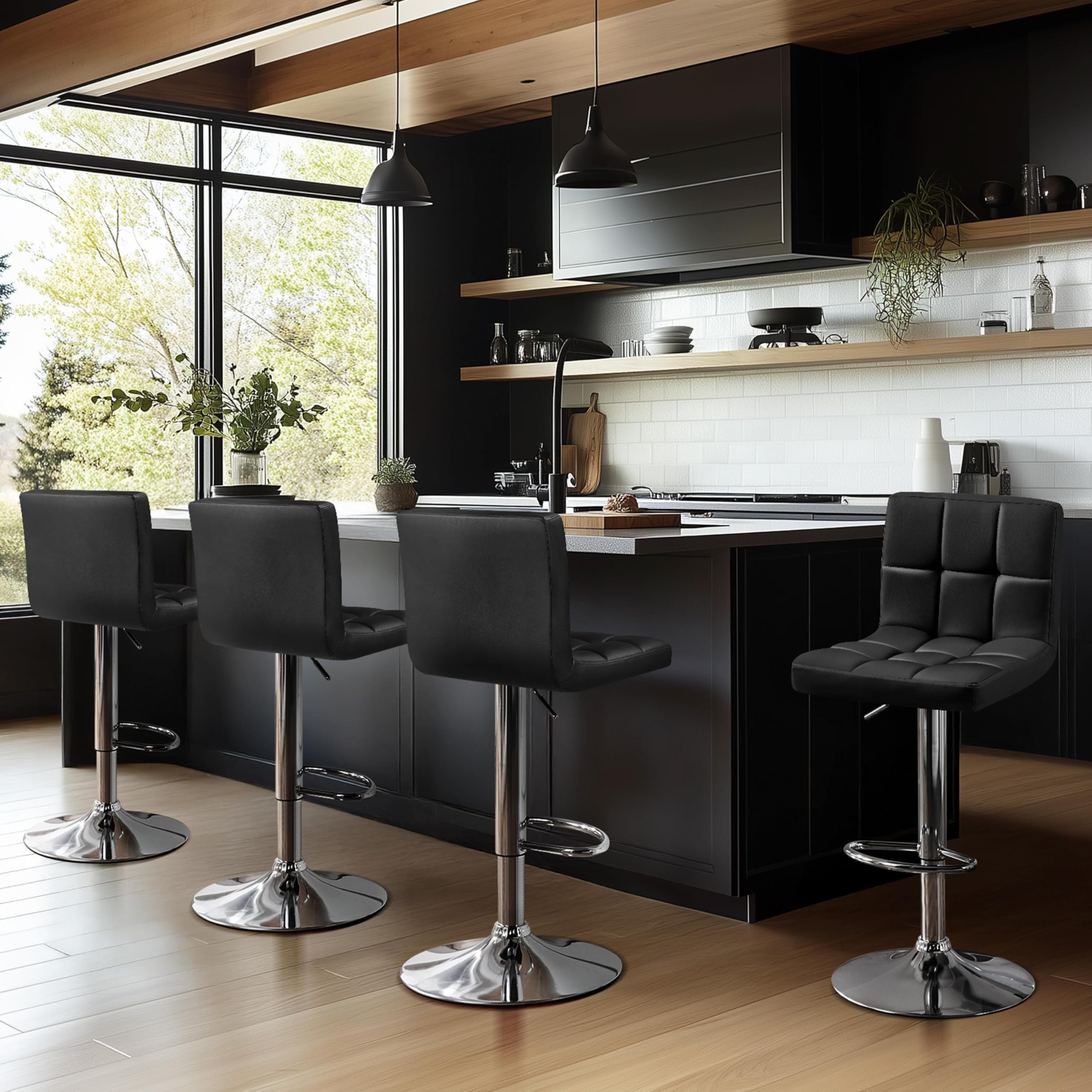 Modern Adjustable Bar Stools,  - Home Bar Stools review and price
