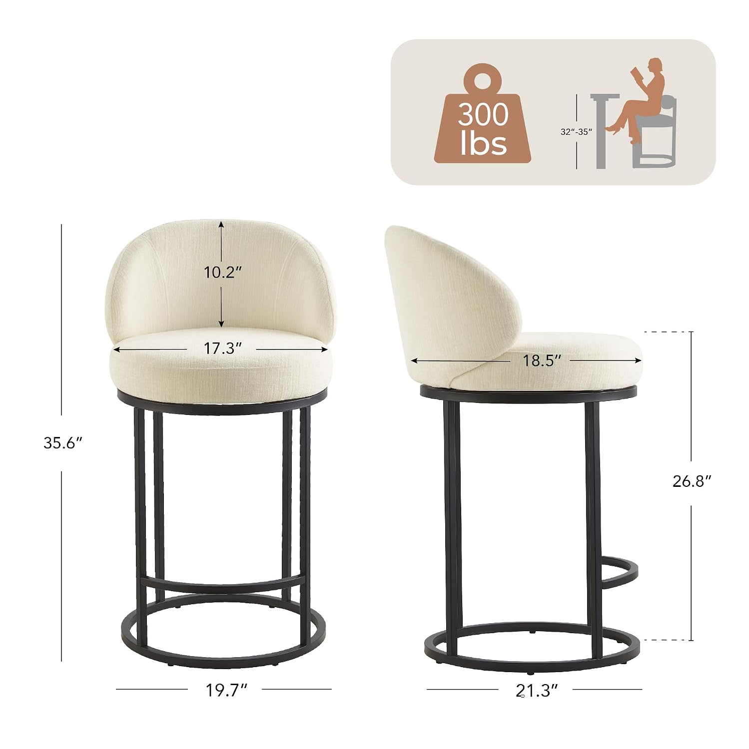 Upholstered Swivel Bar Stools  - Home Bar Stools review and price