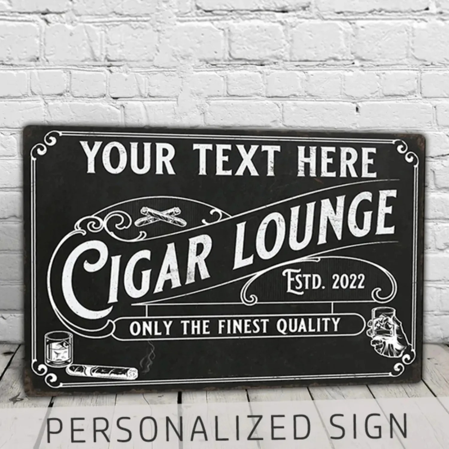CIFbuy Customizable Cigar Alum - Home Bar Lounge review and price
