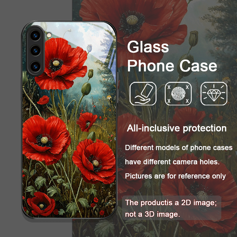 Retro Poppy Flower Bloom Hot R - Old Fashioned Glass review and price