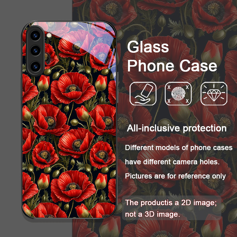 Retro Poppy Flower Bloom Hot R - Old Fashioned Glass review and price