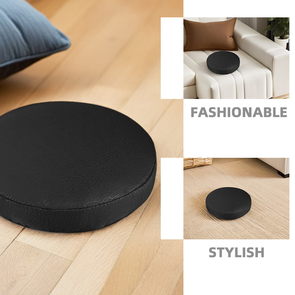 2Pcs Black Round Stool Covers  - Home Bar Stools review and price