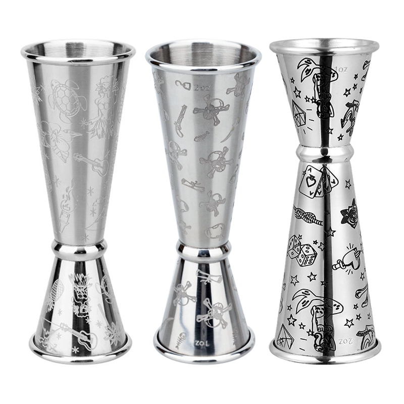 Stainless Steel Double Jigger  - Bitters Bottle Set review and price