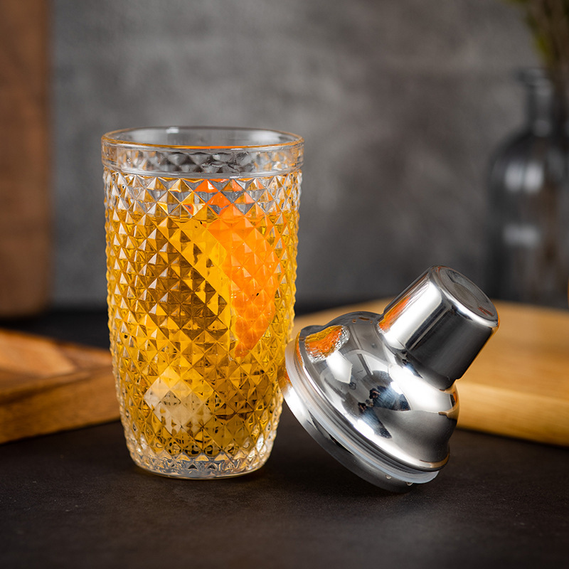 Glass Cocktail Shaker Kit Crys - Bitters Bottle Set review and price