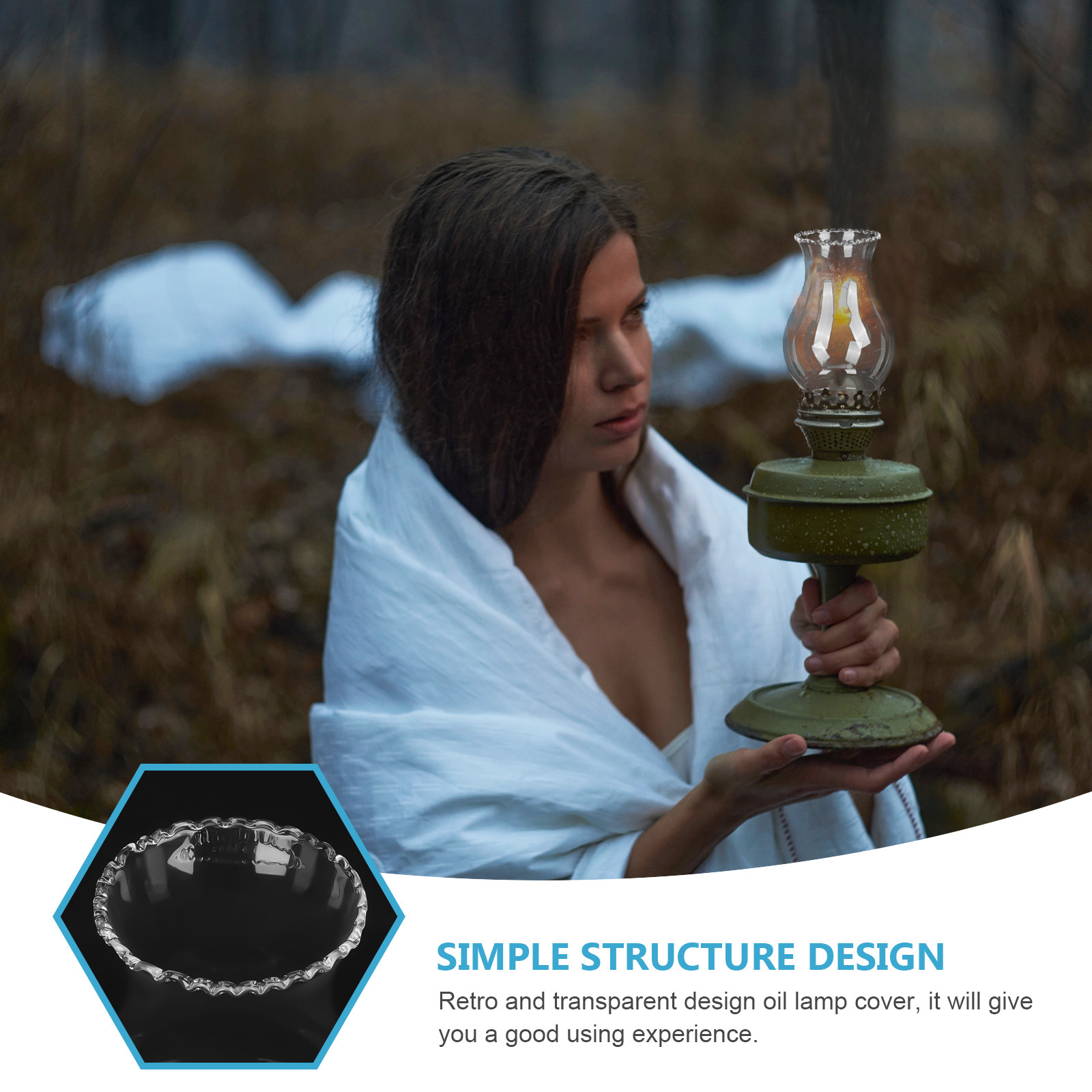 Retro Glass Lampshade for Oil  - Old Fashioned Glass review and price